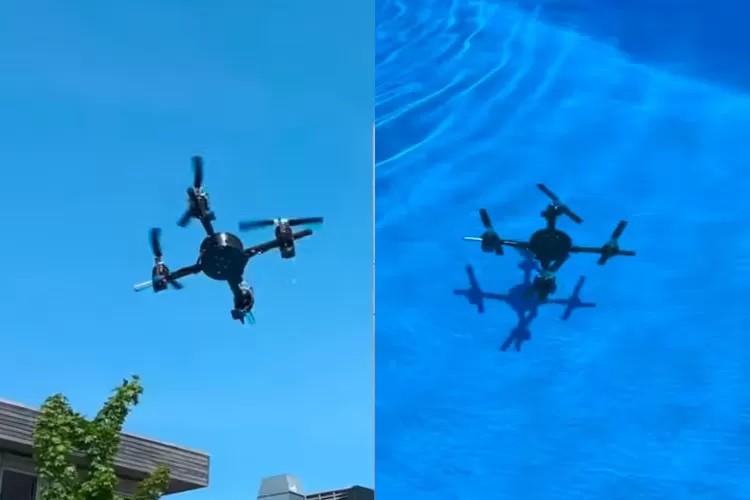 Mahasiswa Teknik Aalborg University Berhasil Membuat Drone Bisa Terbang & Berenang
